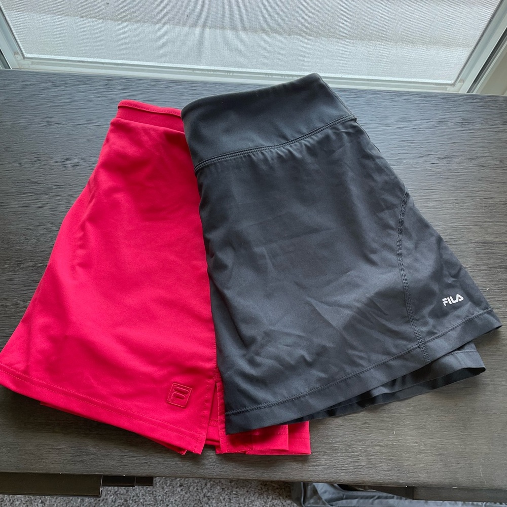2 for 1 Fila Athletic skirts